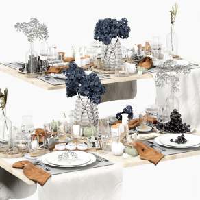 餐具3D模型下载